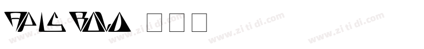 Apis BoLd字体转换